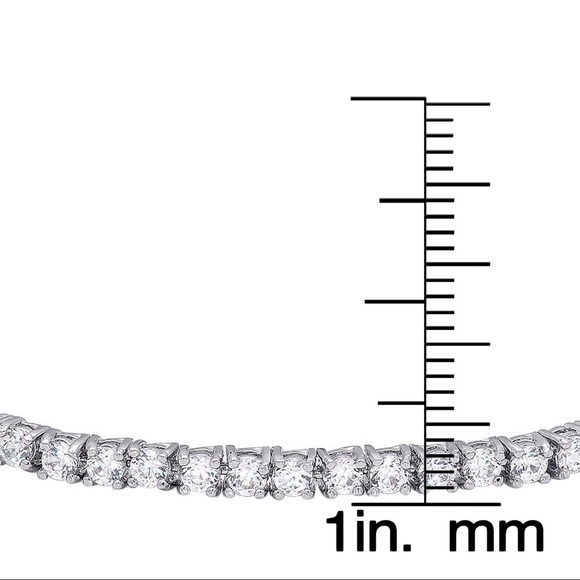 *5 FOR $25* NWT Silver Plated Tennis Bracelet - Picture 2 of 5